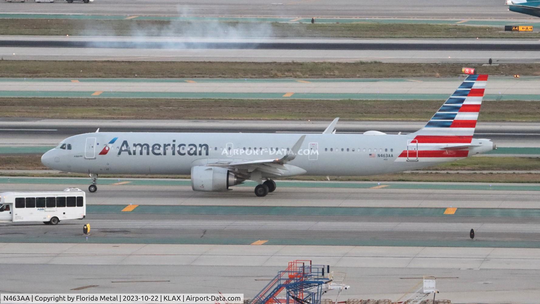 N463AA, 2022 Airbus A321-253NX C/N 11081, AAL A321N zx