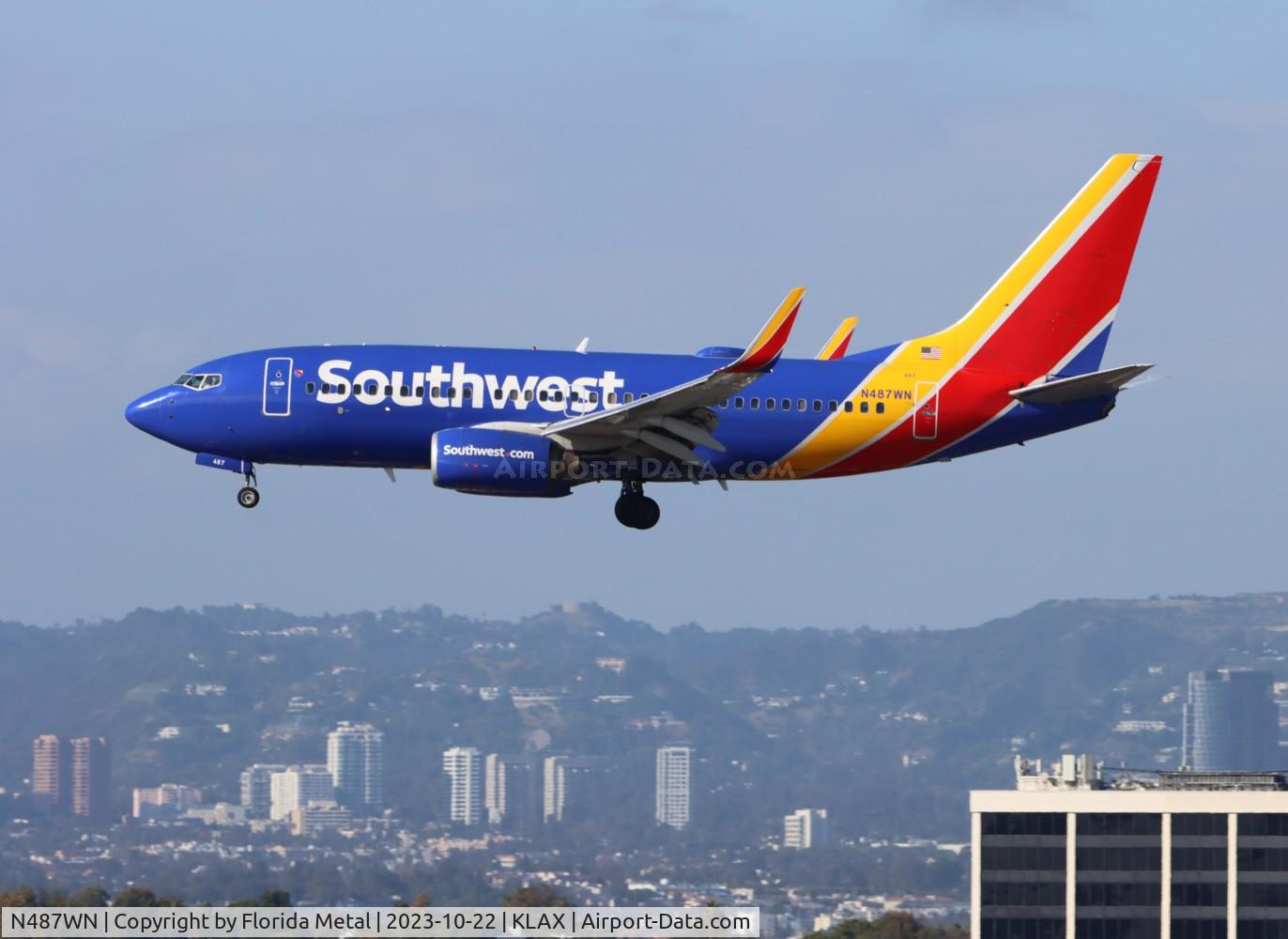 N487WN, 2004 Boeing 737-7H4 C/N 33854, SWA 737 nc zx SMF-LAX