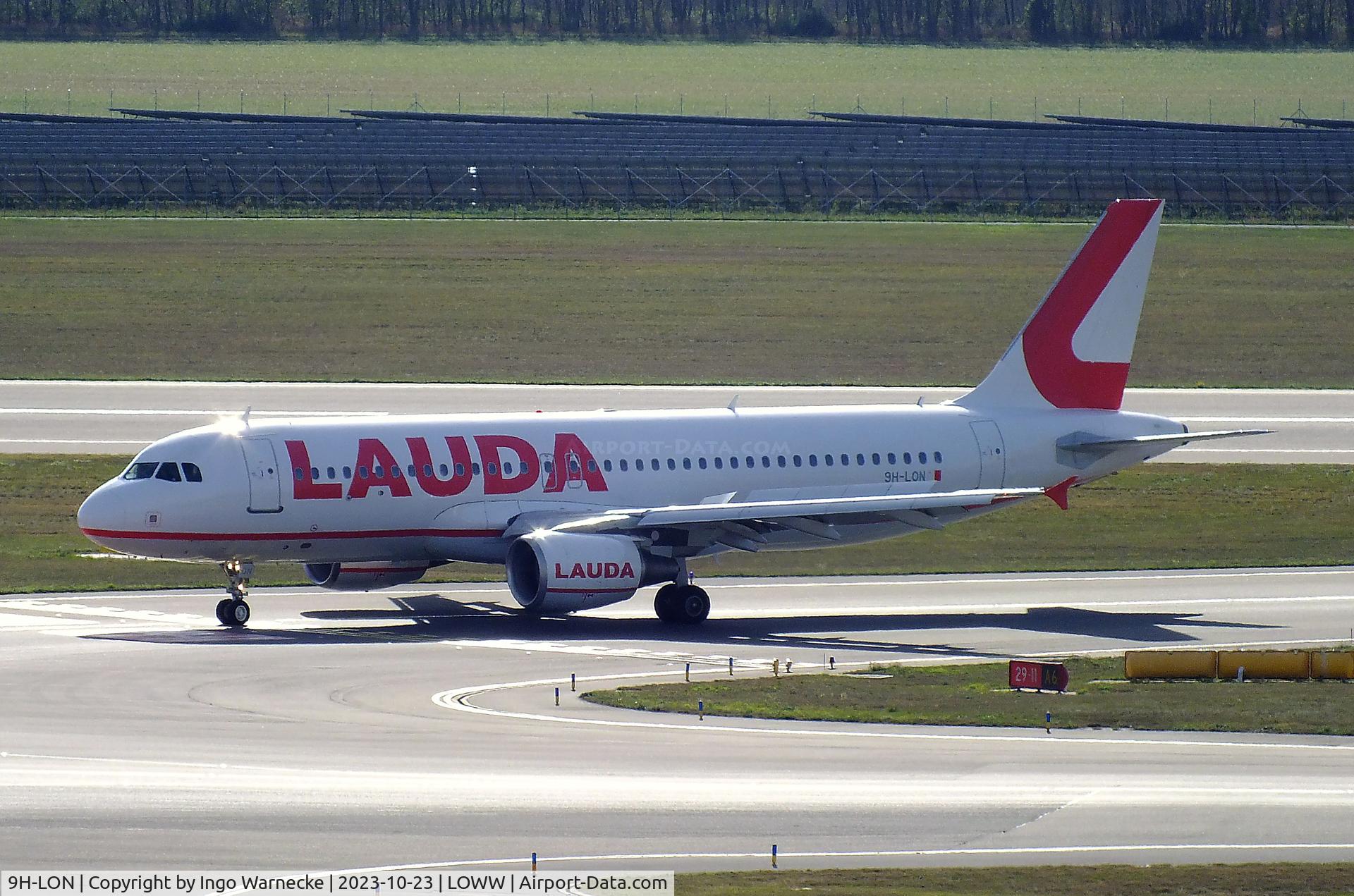 9H-LON, 2007 Airbus A320-214 C/N 3048, Airbus A320-214 of Lauda Europe at Wien-Schwechat airport