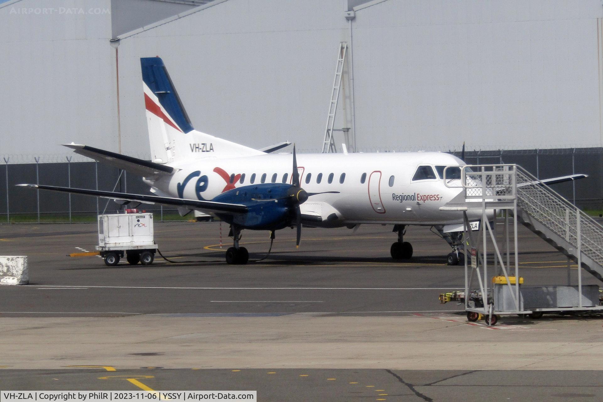 VH-ZLA, 1995 Saab SF340B C/N 340B-371, VH-ZLA 1995 Saab 340B+ REX - Regional Express Sydney