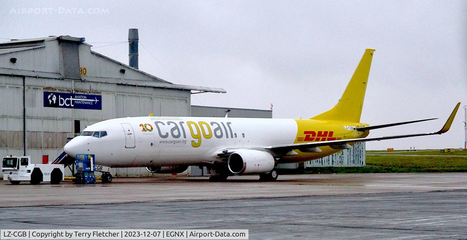 LZ-CGB, 1998 Boeing 737-8K2(SF) C/N 28374, At East Midlands Airport