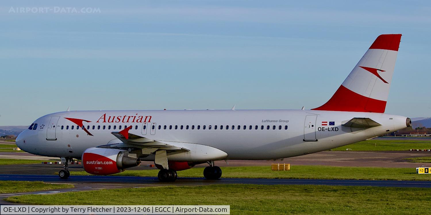 OE-LXD, 2008 Airbus A320-216 C/N 3515, At Manchester Airport