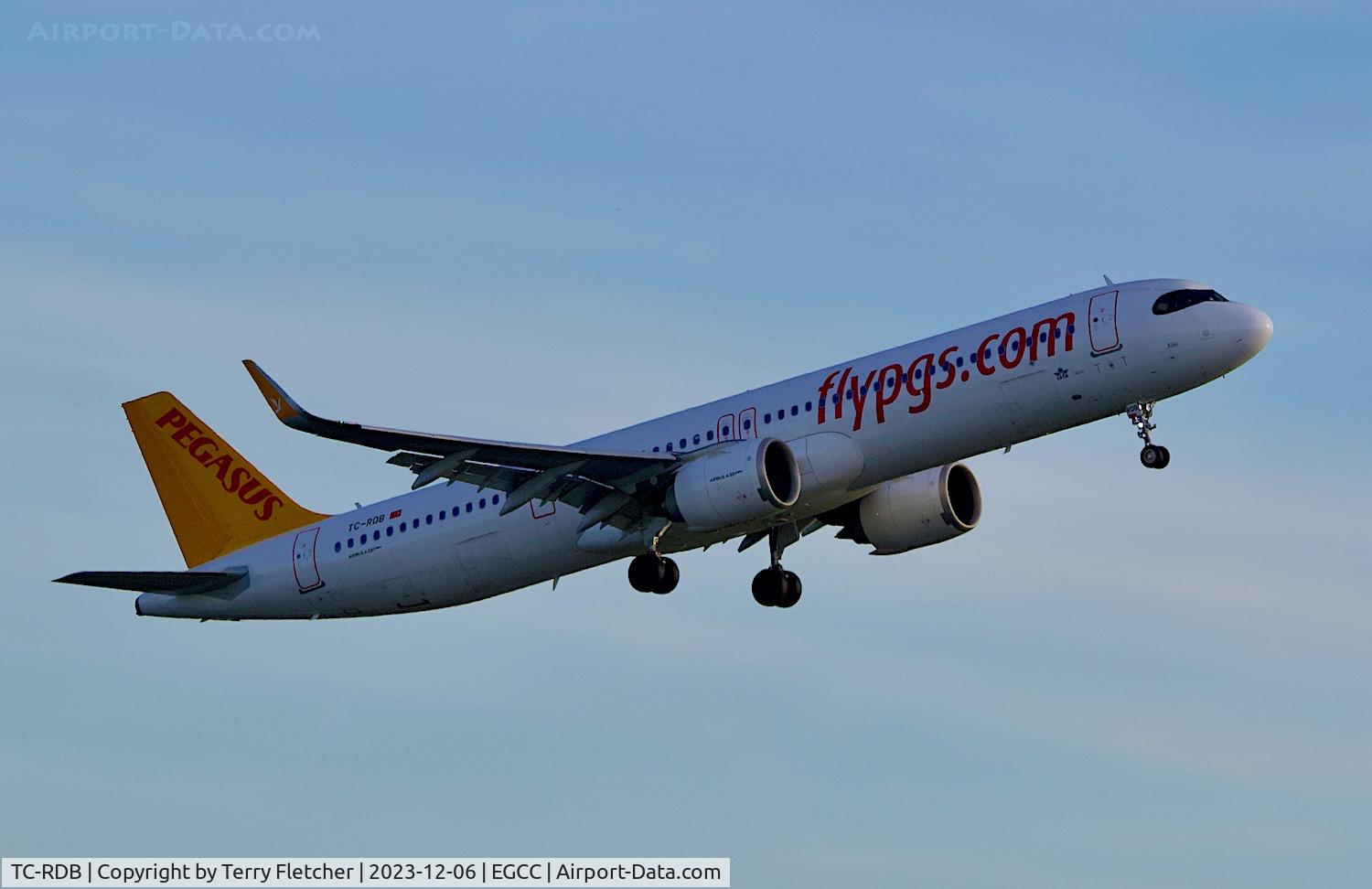 TC-RDB, 2022 Airbus A321-251NX C/N 11100, At Manchester Airport