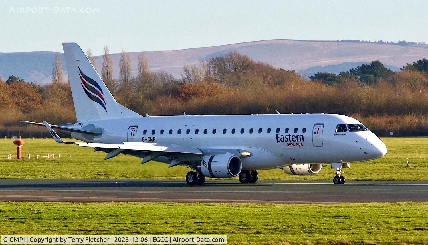 G-CMPI, 2004 Embraer 170ST (ERJ-170-100ST) C/N 17000029, At Manchester Airport with Chelsea Soccer team