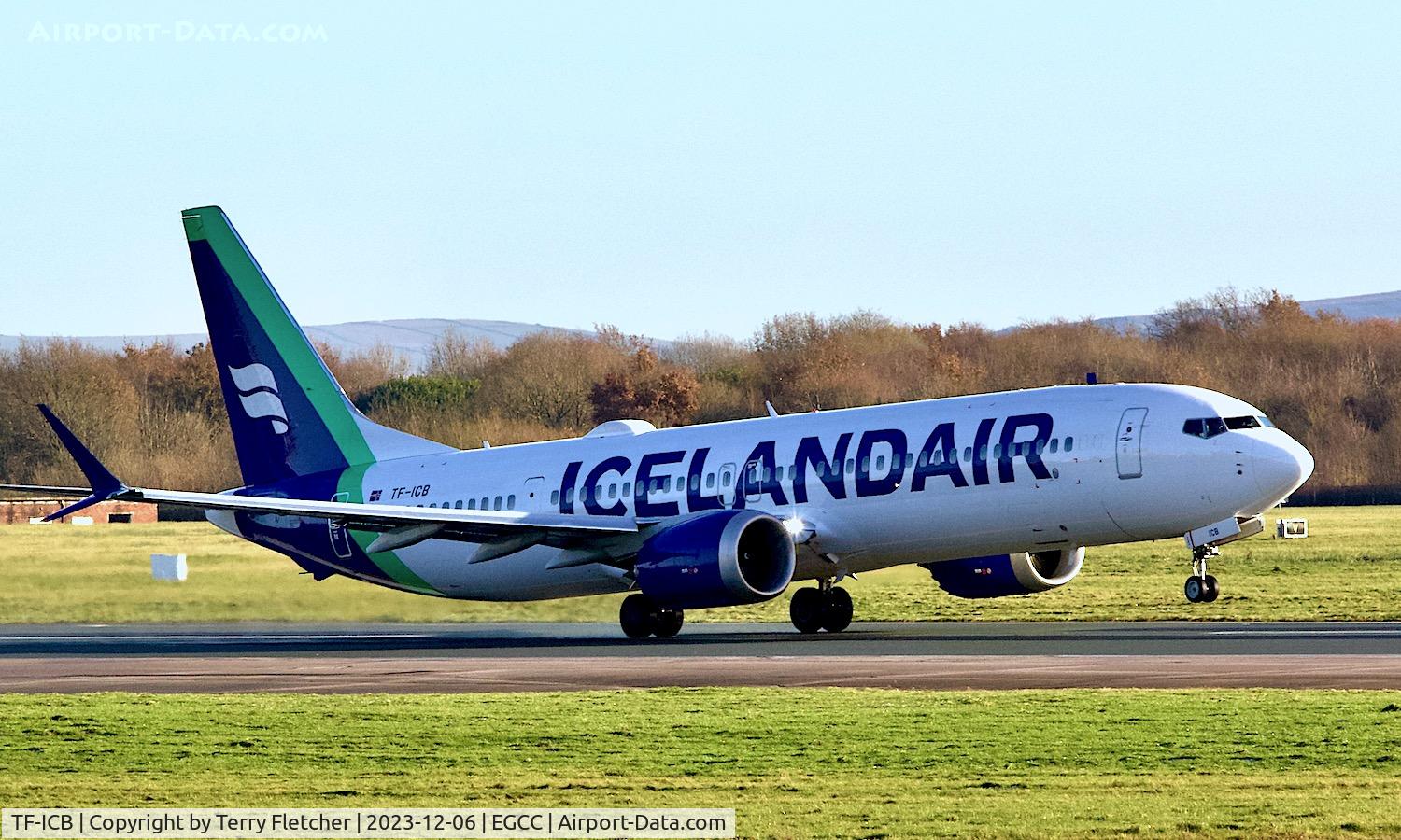 TF-ICB, 2019 Boeing 737-9 MAX C/N 44568, At Manchester Airport