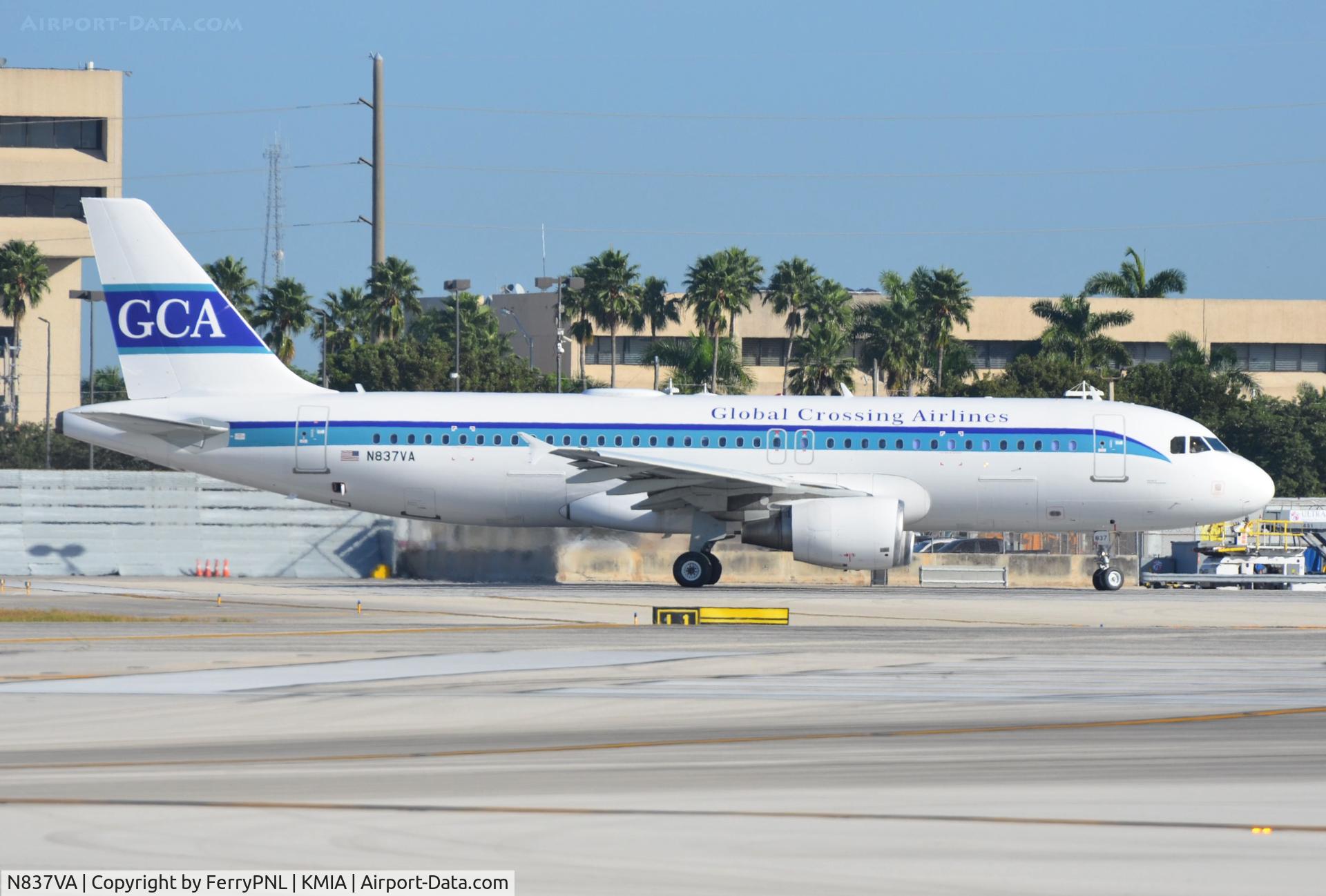 N837VA, 2010 Airbus A320-214 C/N 4558, Global X A320in Retro livery!