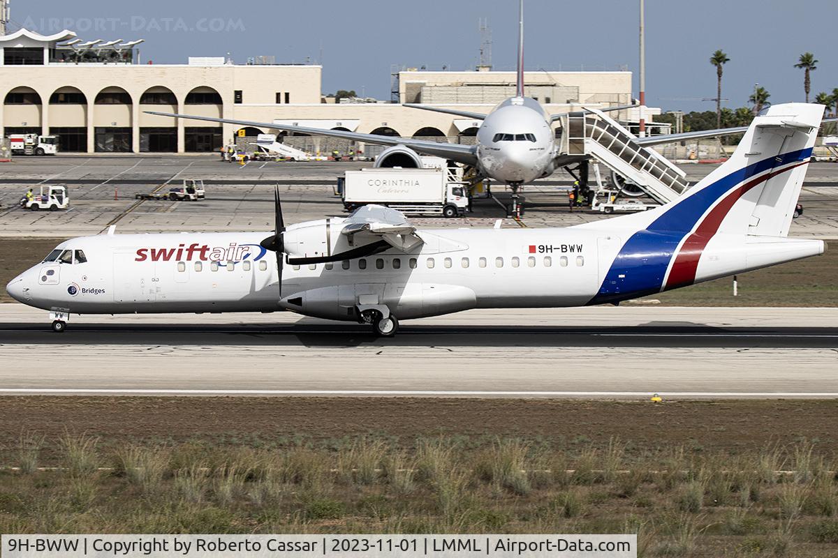 9H-BWW, 1994 ATR 72-202(F) C/N 416, Runway 31