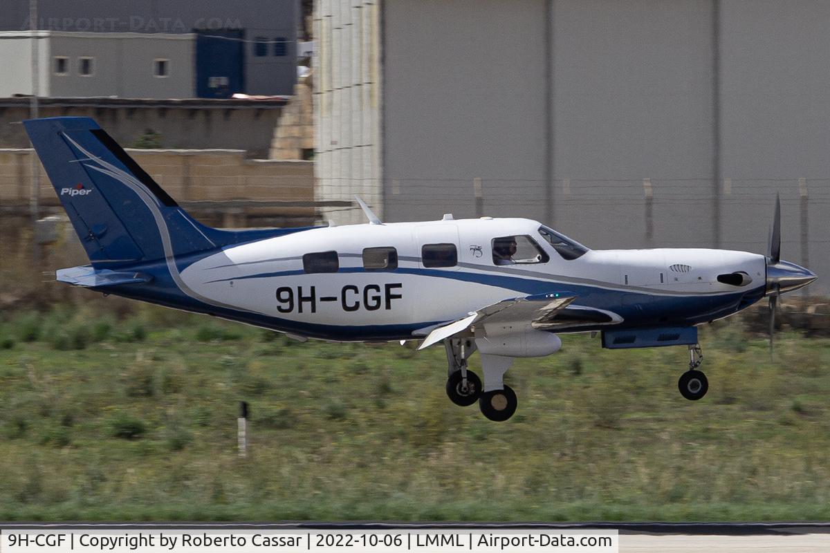 9H-CGF, Piper PA-46-500TP Malibu Meridian C/N 4697504, Runway 31