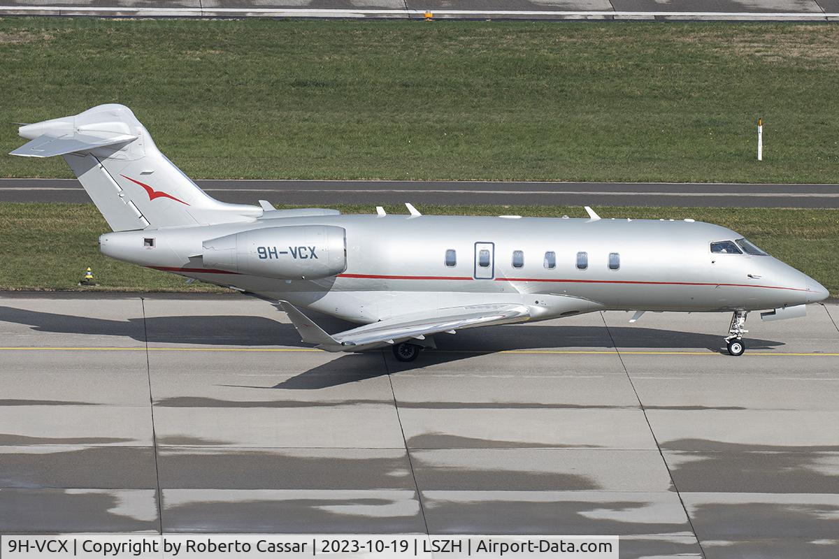 9H-VCX, Bombardier BD-100-1A10 Challenger 350 C/N 20576, Zurich Kloten