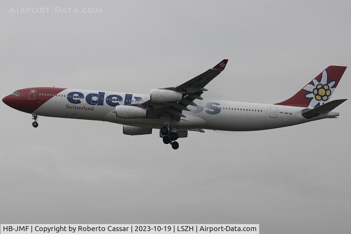 HB-JMF, 2003 Airbus A340-313X C/N 561, Zurich Kloten