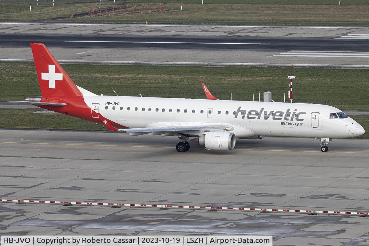 HB-JVO, 2009 Embraer 190LR (ERJ-190-100LR) C/N 19000294, Zurich Kloten
