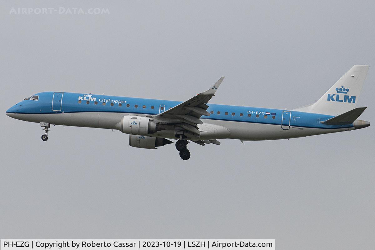 PH-EZG, 2009 Embraer 190LR (ERJ-190-100LR) C/N 19000315, Zurich Kloten