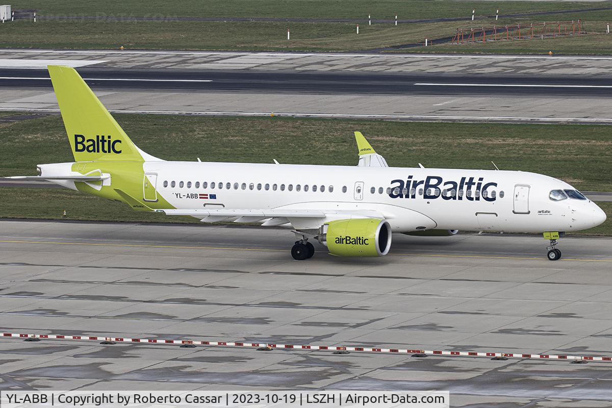 YL-ABB, 2021 Airbus A220-300 C/N 55126, Zurich Kloten