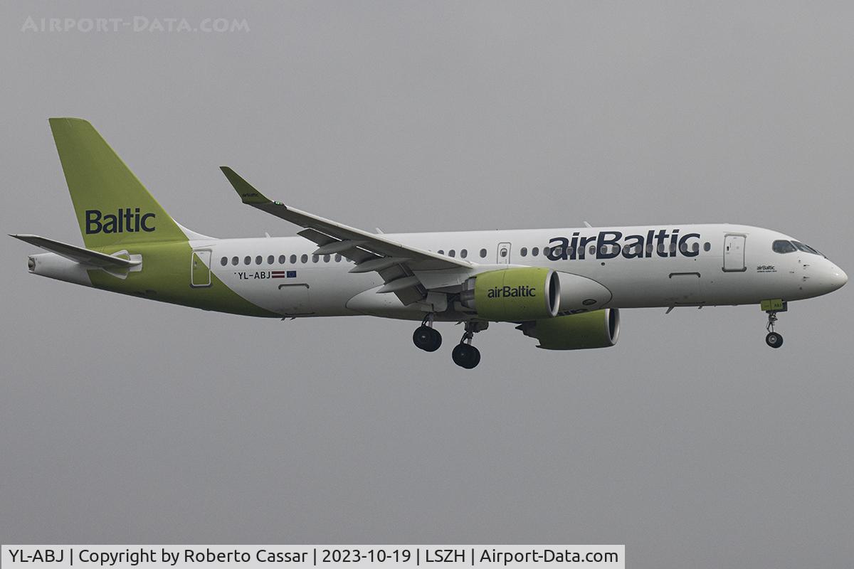 YL-ABJ, 2022 Airbus A220-300 C/N 55165, Zurich Kloten