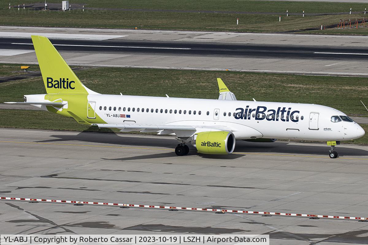 YL-ABJ, 2022 Airbus A220-300 C/N 55165, Zurich Kloten