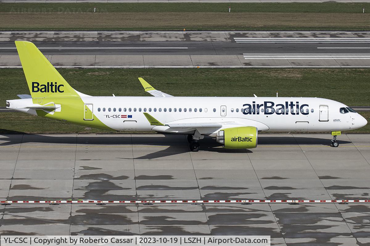 YL-CSC, 2017 Bombardier CSeries CS300 (BD-500-1A11) C/N 55005, Zurich Kloten