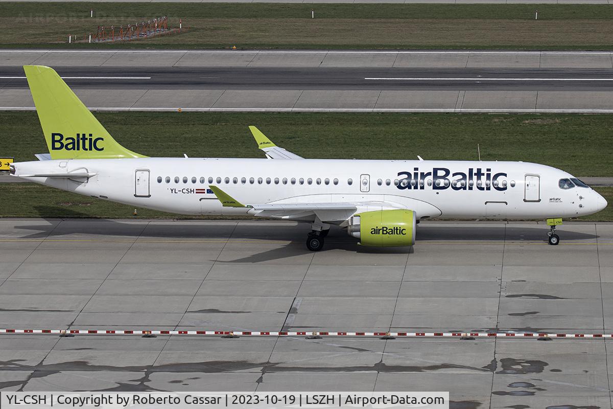 YL-CSH, 2017 Airbus A220-300 C/N 55016, Zurich Kloten