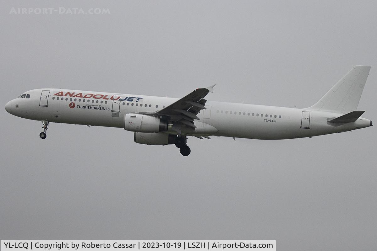 YL-LCQ, 2004 Airbus A321-231 C/N 2211, Zurich Kloten