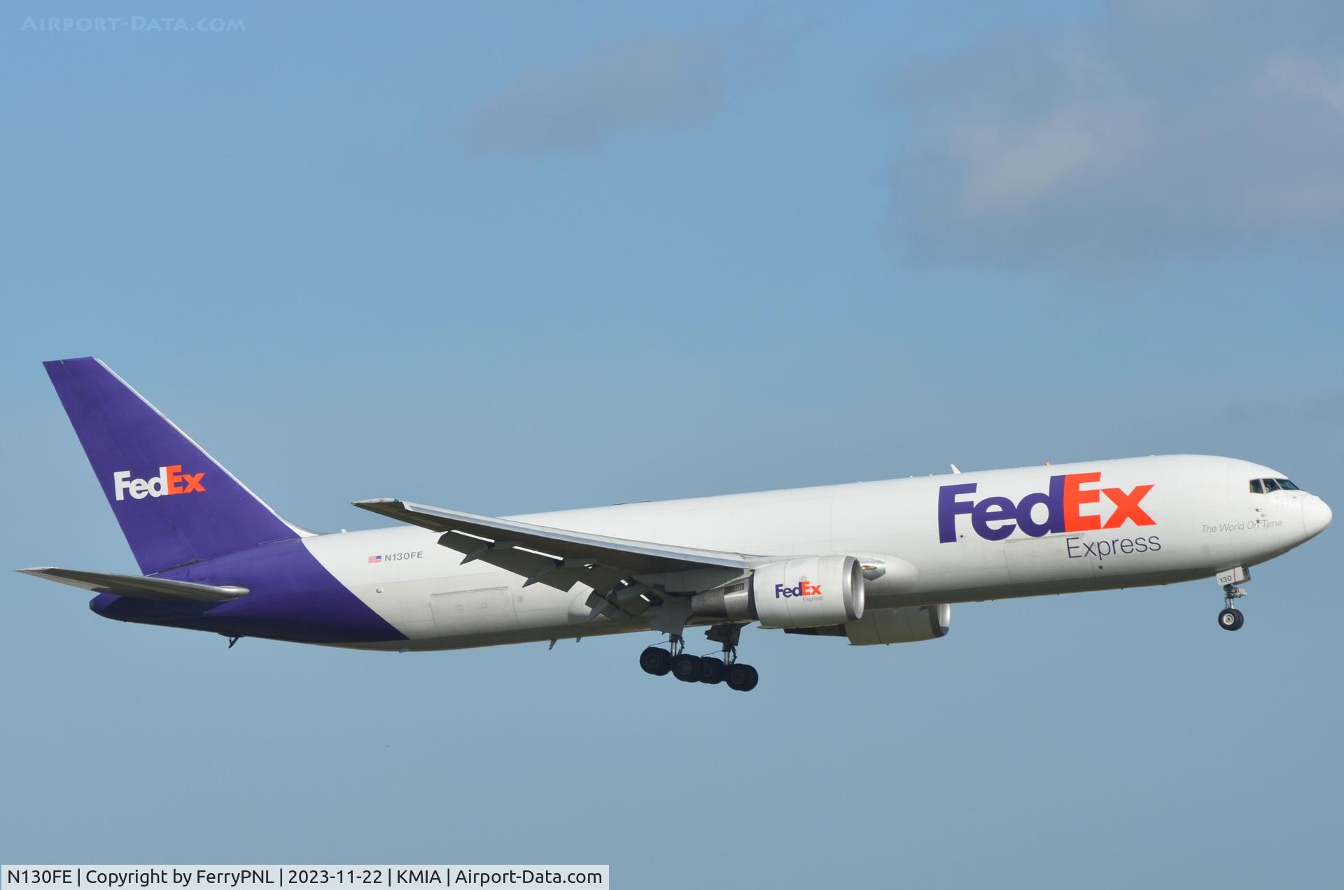 N130FE, 2016 Boeing 767-3S2F/ER C/N 42720, Fedex B763F returned to MIA