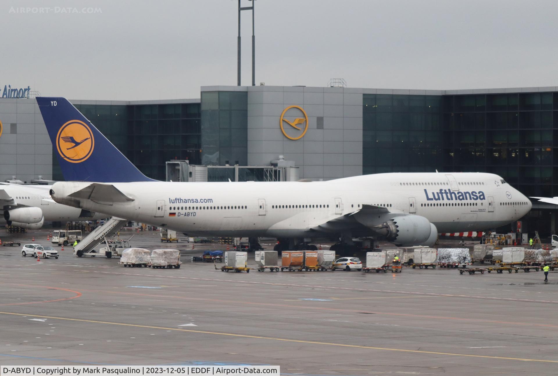 D-ABYD, 2012 Boeing 747-830 C/N 37829, Boeing 747-830