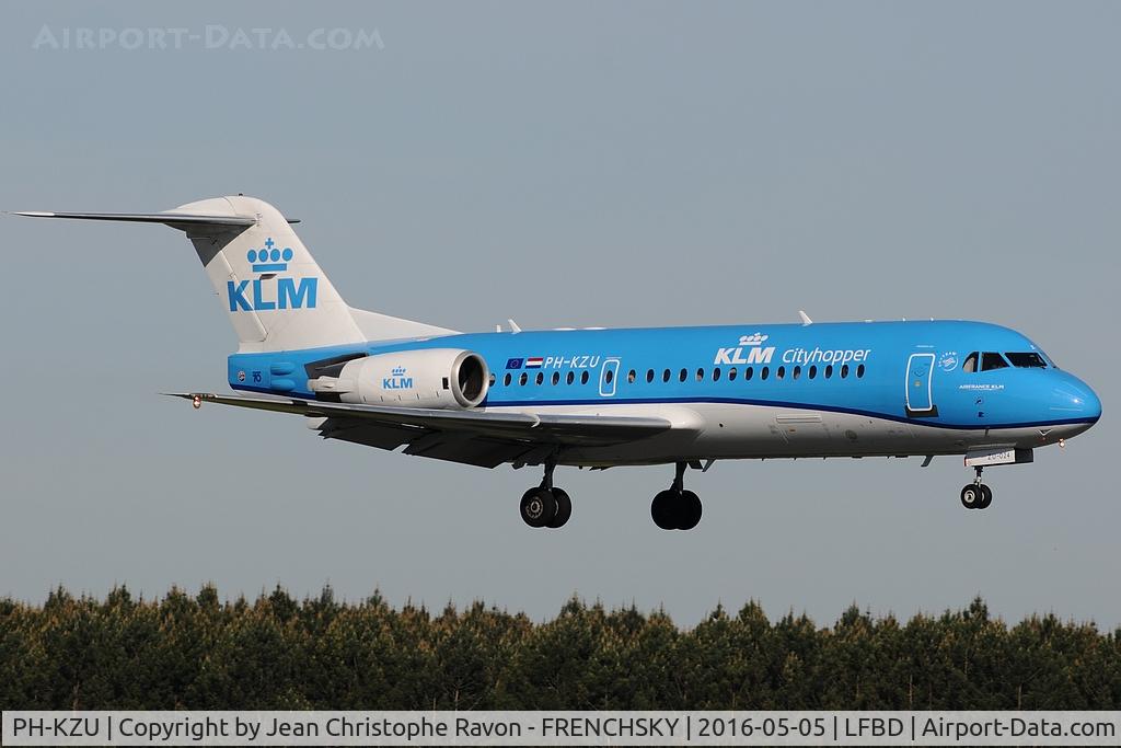 PH-KZU, 1995 Fokker 70 (F-28-0070) C/N 11543, KLM