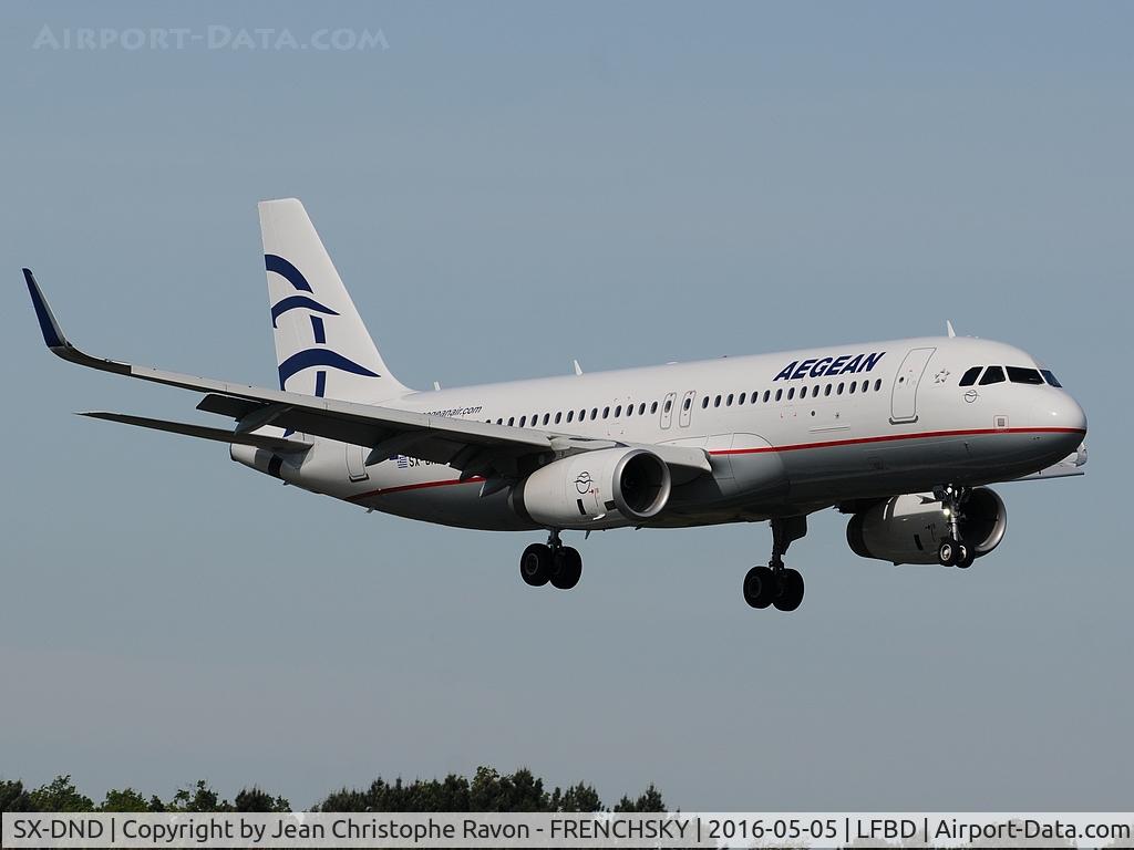 SX-DND, 2016 Airbus A320-232 C/N 6989, Aegean