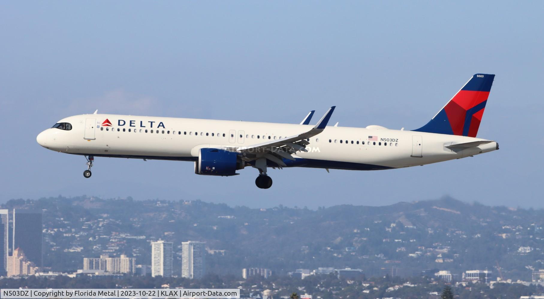 N503DZ, 2022 Airbus A321-271NX C/N 10974, DAL A321N zx HNL-LAX