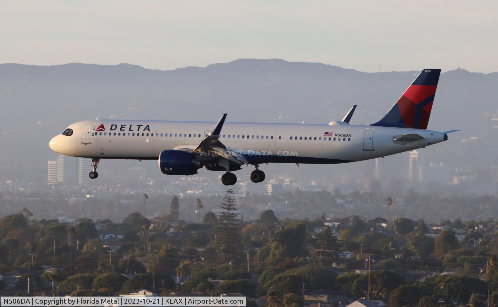 N506DA, 2022 Airbus A321-271NX C/N 11036, DAL A321N zx MSP-LAX