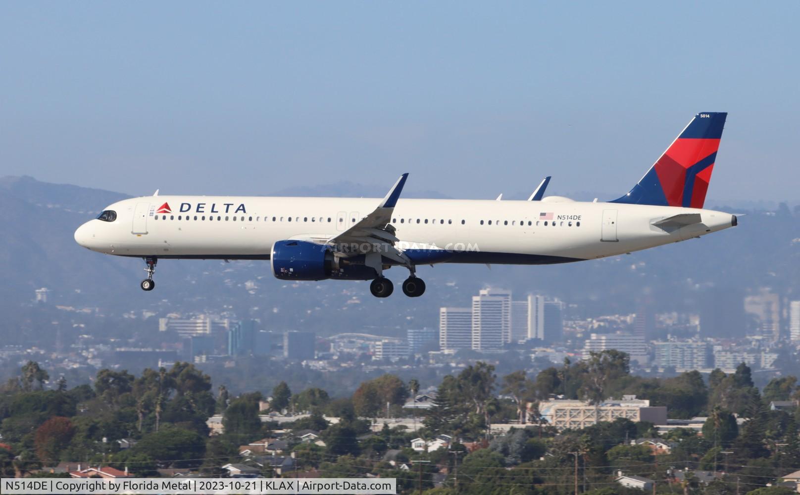 N514DE, 2022 Airbus A321-271NX C/N 11126, DAL A321N zx HNL-LAX
