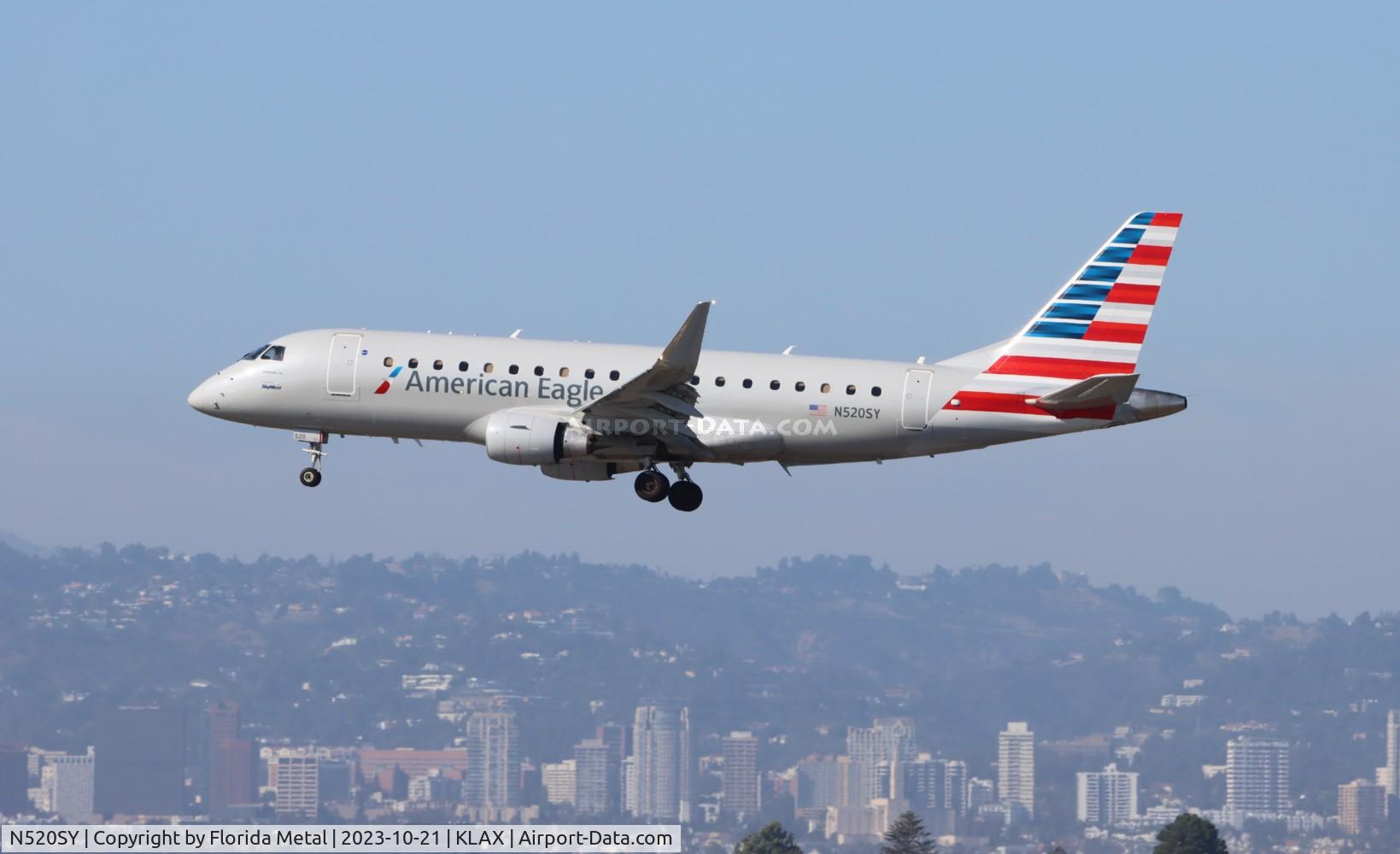 N520SY, 2022 Embraer 175LR (ERJ-170-200LR) C/N 17000905, SKW/AE E175 zx SFO-LAX