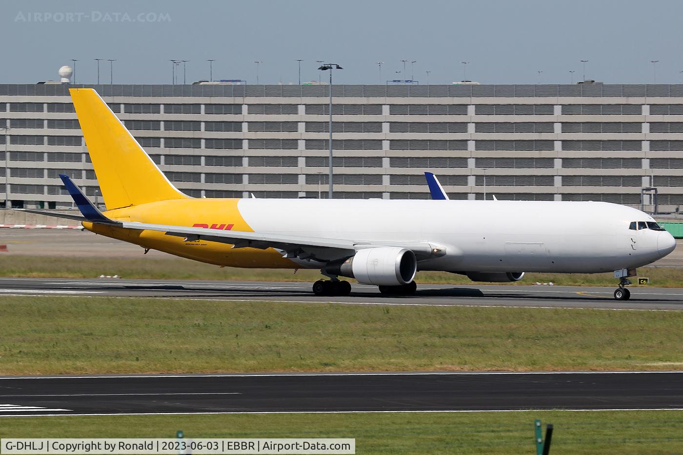 G-DHLJ, 2012 Boeing 767-3JH/F/ER C/N 37809, at bru
