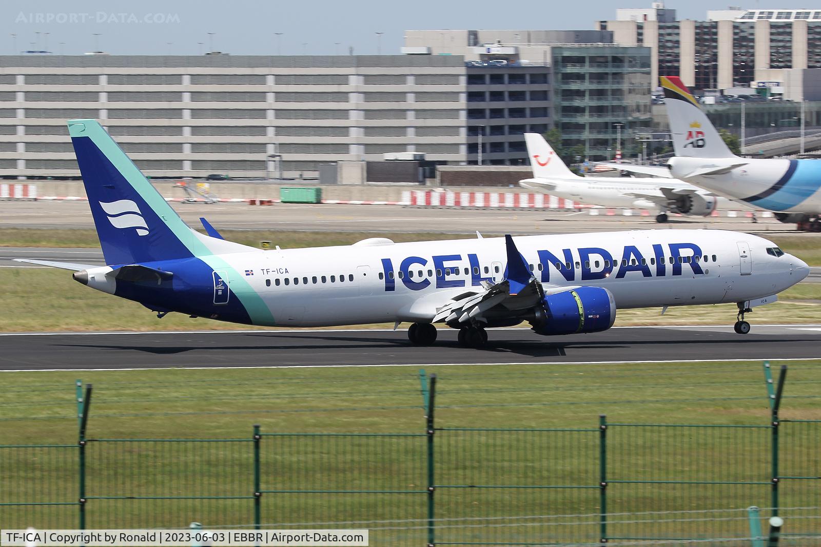 TF-ICA, 2019 Boeing 737-9 MAX C/N 44357, at bru