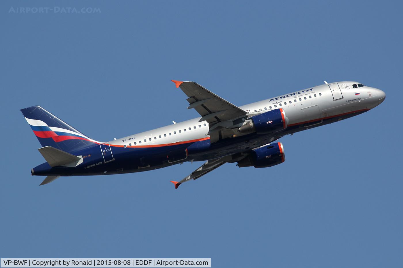 VP-BWF, 2003 Airbus A320-214 C/N 2144, at fra