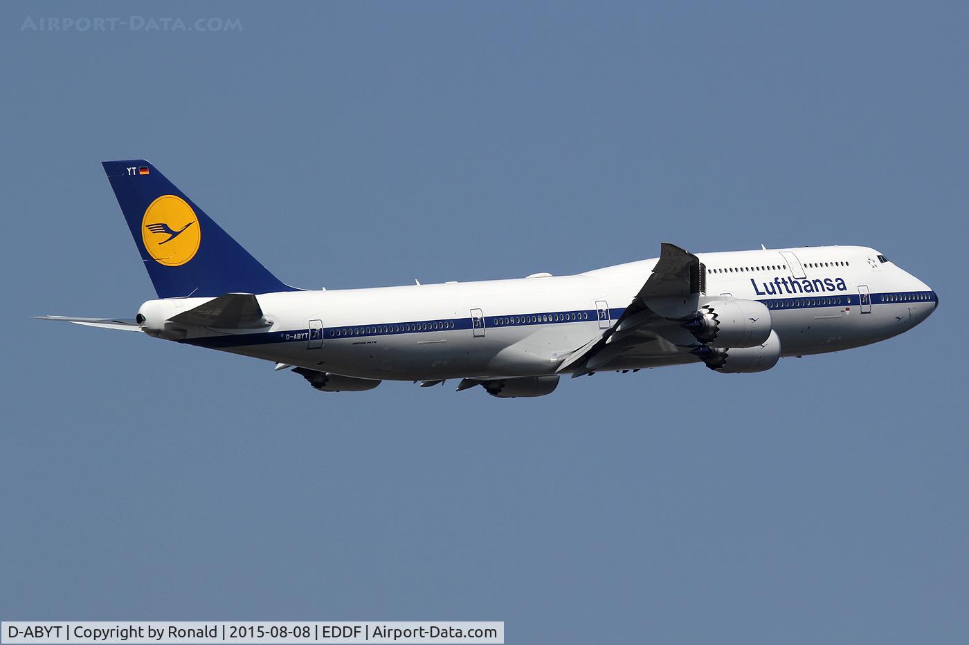 D-ABYT, 2015 Boeing 747-830 C/N 37844, at fra