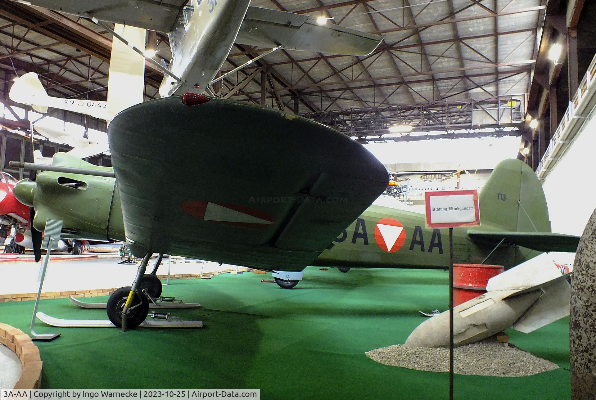 3A-AA, Yakovlev Yak-18 C/N 10113, Yakovlev Yak-18 MAX at the Militärluftfahrt-Museum (Museum of Austrian Military Aviation), Zeltweg