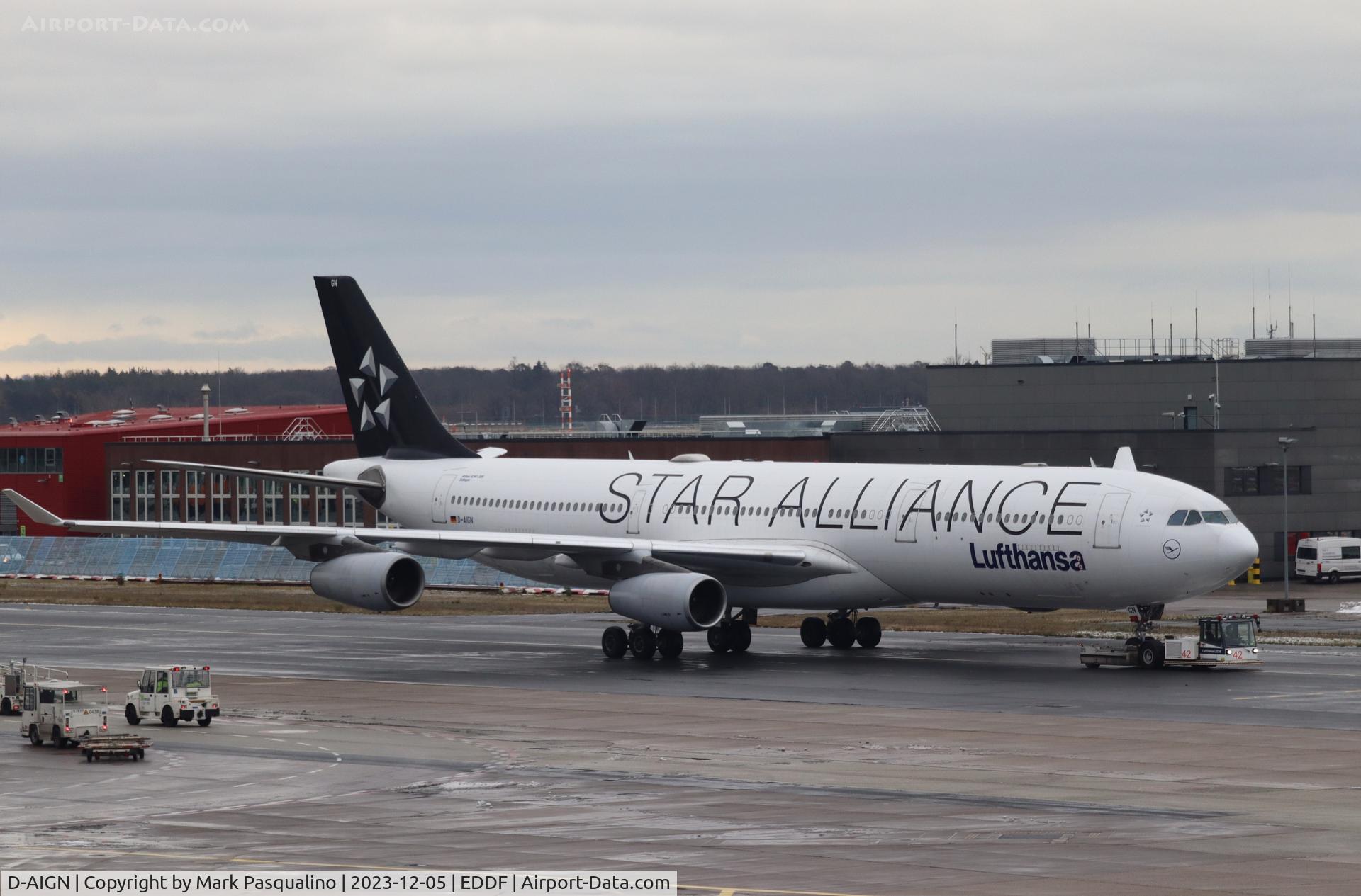 D-AIGN, 1998 Airbus A340-313 C/N 213, Airbus A340-313
