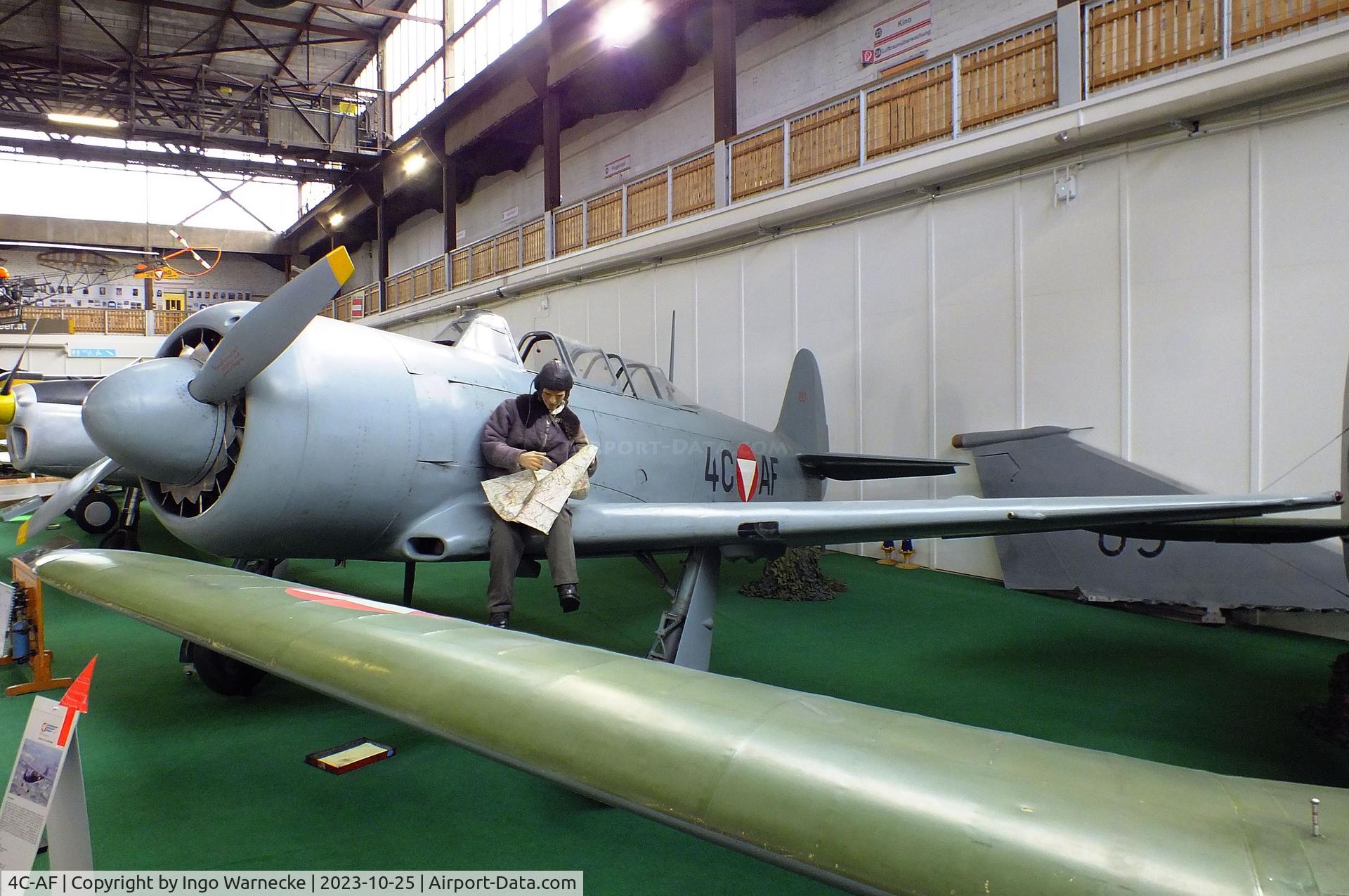4C-AF, 1955 Let C-11 (Yak-11) C/N 171227, Yakovlev Yak-11 (Let C-11) MOOSE at the Militärluftfahrt-Museum (Museum of Austrian Military Aviation), Zeltweg