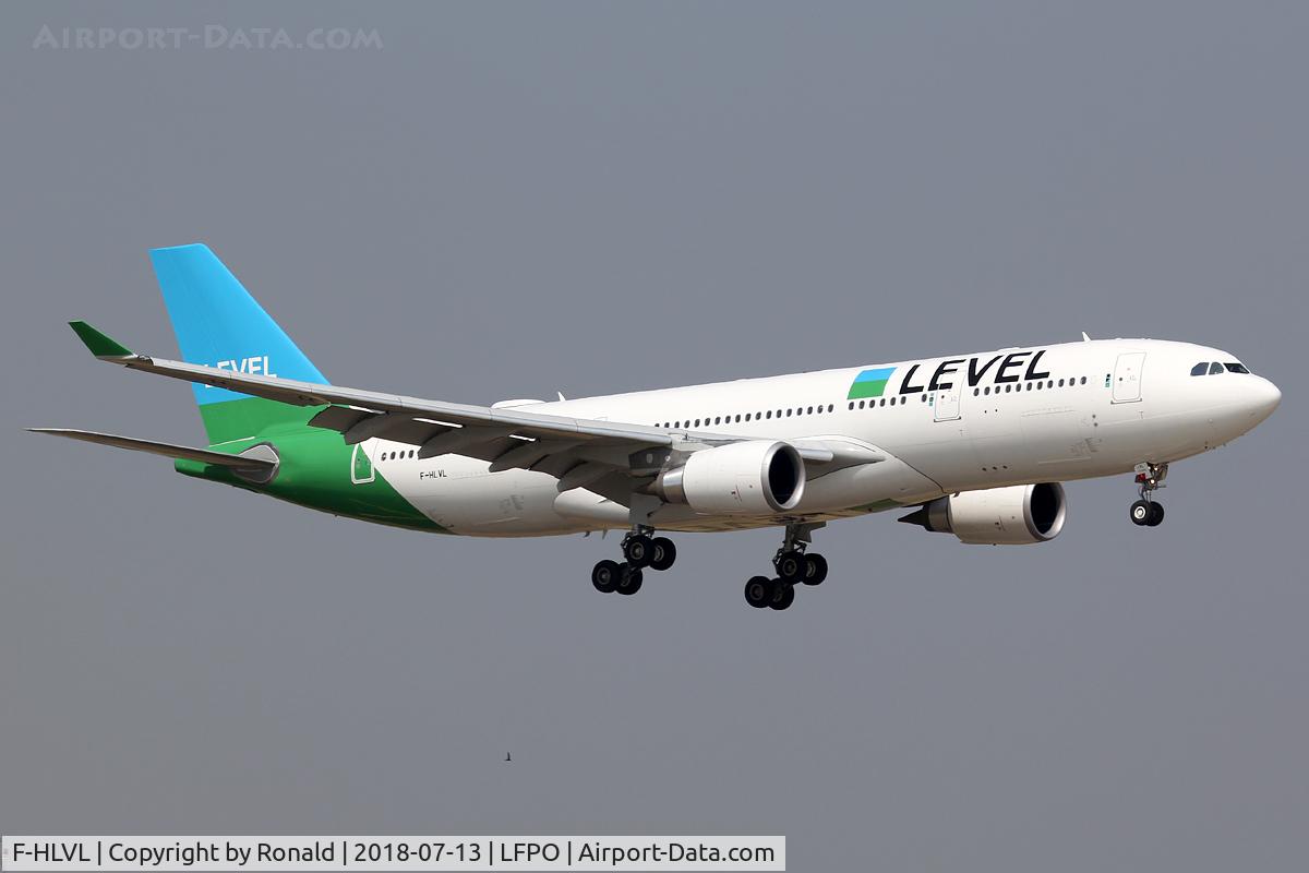 F-HLVL, 2018 Airbus A330-202 C/N 1864, at orly