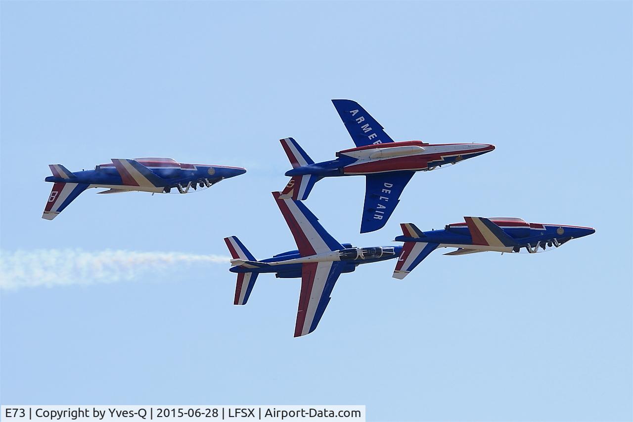 E73, Dassault-Dornier Alpha Jet E C/N E73, Dassault-Dornier Alpha Jet E (F-TENE), Athos 06 of Patrouille de France 2015, Luxeuil-Saint Sauveur Air Base (LFSX)