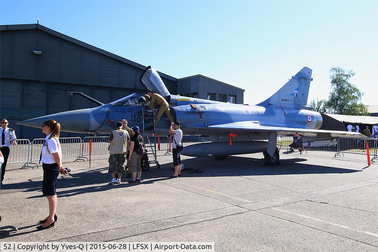 52, Dassault Mirage 2000-5F C/N 240, Dassault Mirage 2000-5F, Static display, Luxeuil-St Sauveur Air Base 116 (LFSX)