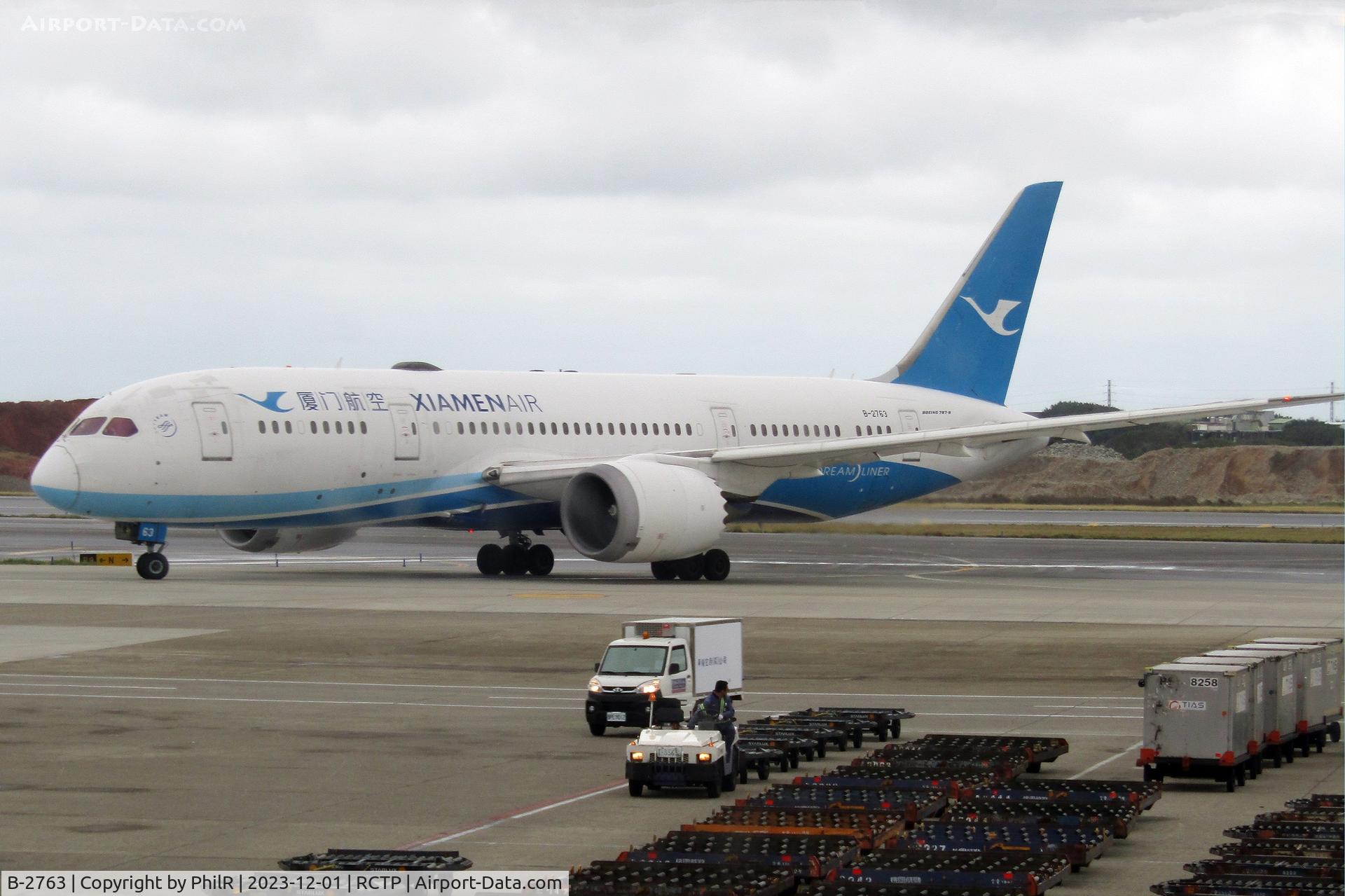 B-2763, 2015 Boeing 787-8 Dreamliner Dreamliner C/N 41543, B-2763 2015 Boeing 787-800 Xiamen Airlines  Taipei
