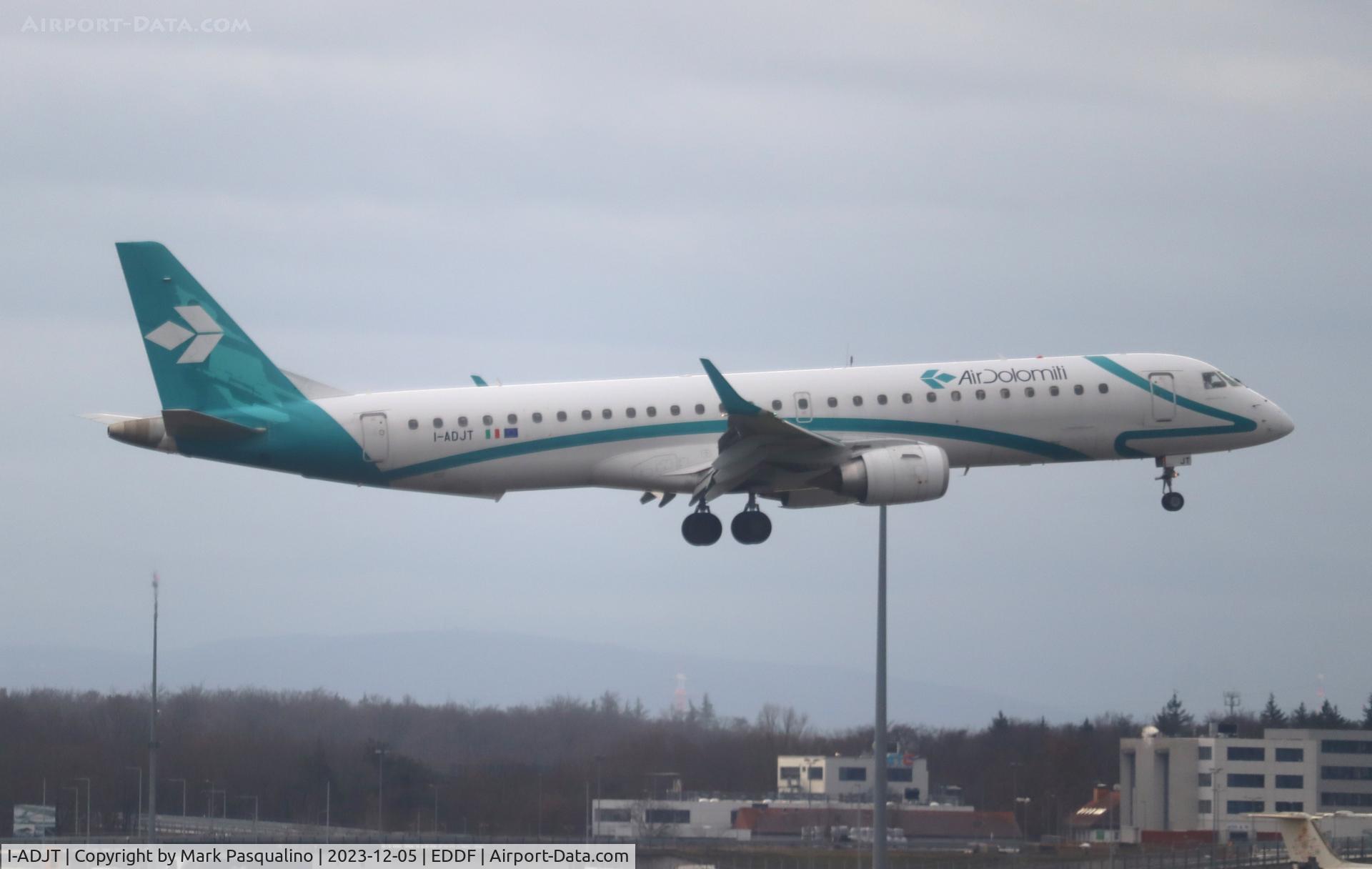 I-ADJT, 2013 Embraer 195LR (ERJ-190-200LR) C/N 19000606, ERJ-190-200LR