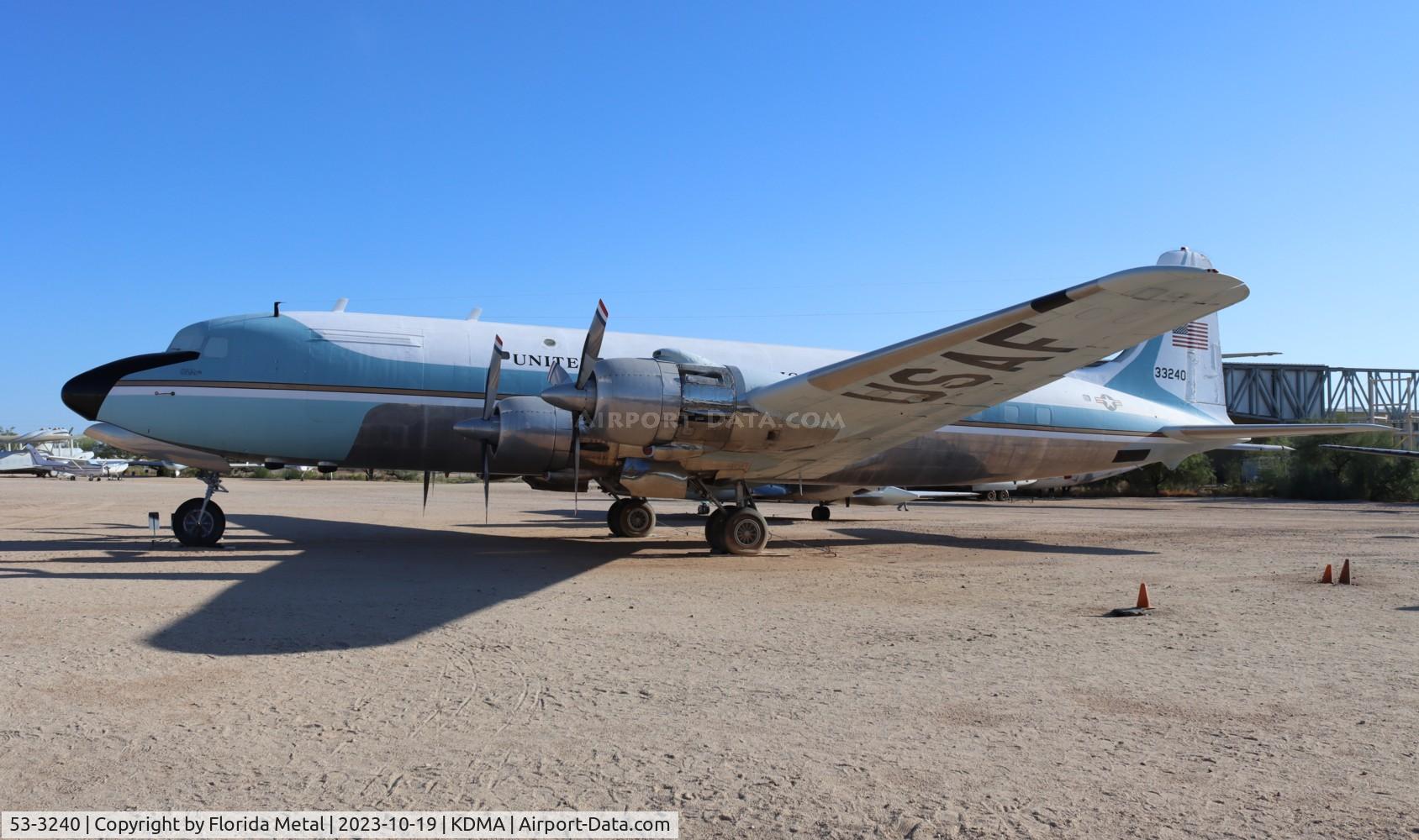 53-3240, 1954 Douglas VC-118A Liftmaster C/N 44611, VC-118 zx