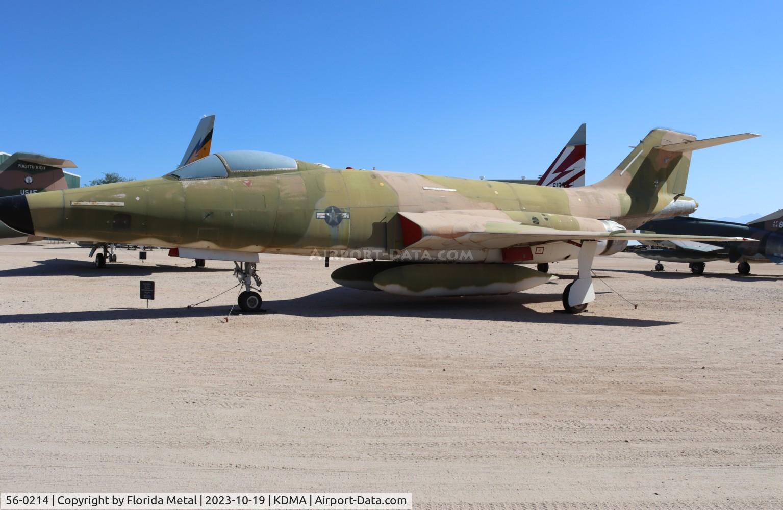 56-0214, 1956 McDonnell RF-101C Voodoo C/N 230, F-101 zx