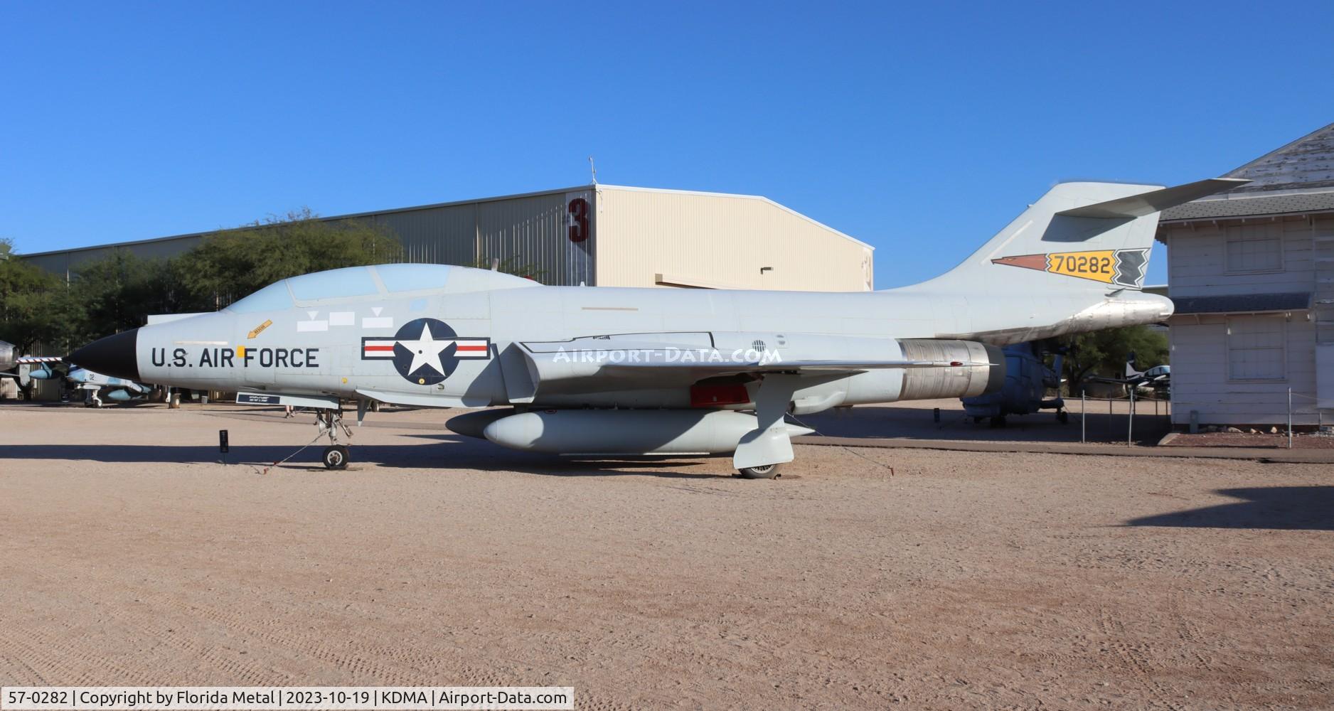 57-0282, 1957 McDonnell F-101B-85-MC Voodoo C/N 460, F-101 zx