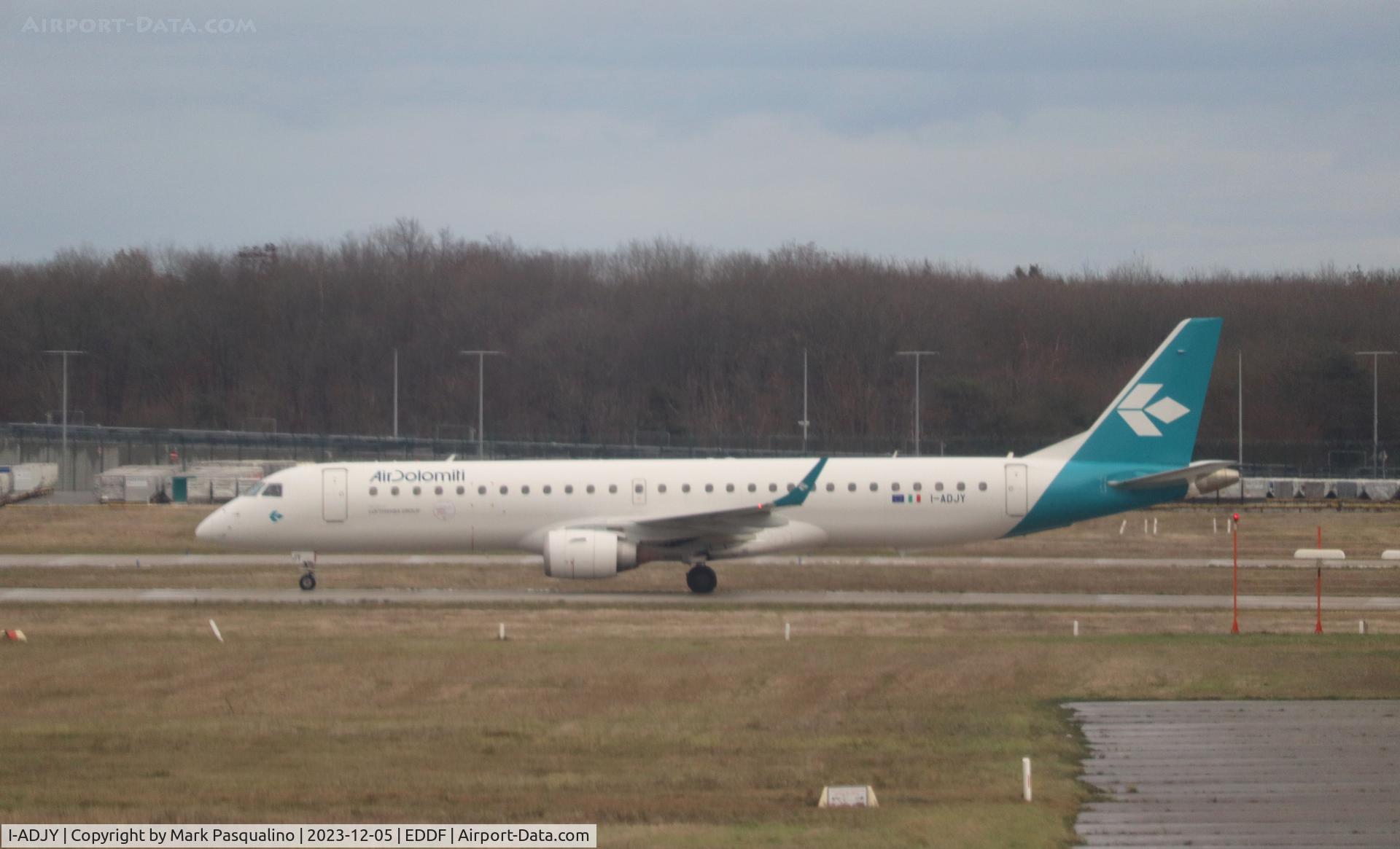 I-ADJY, 2009 Embraer 195LR (ERJ-190-200LR) C/N 19000300, ERJ-190-200LR