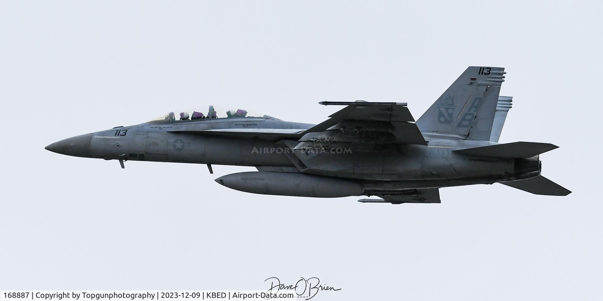 168887, Boeing F/A-18F C/N F268, RIPPER12 departs