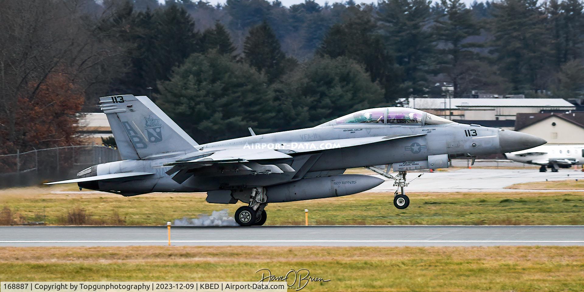 168887, Boeing F/A-18F C/N F268, VFA-11 Red Rippers