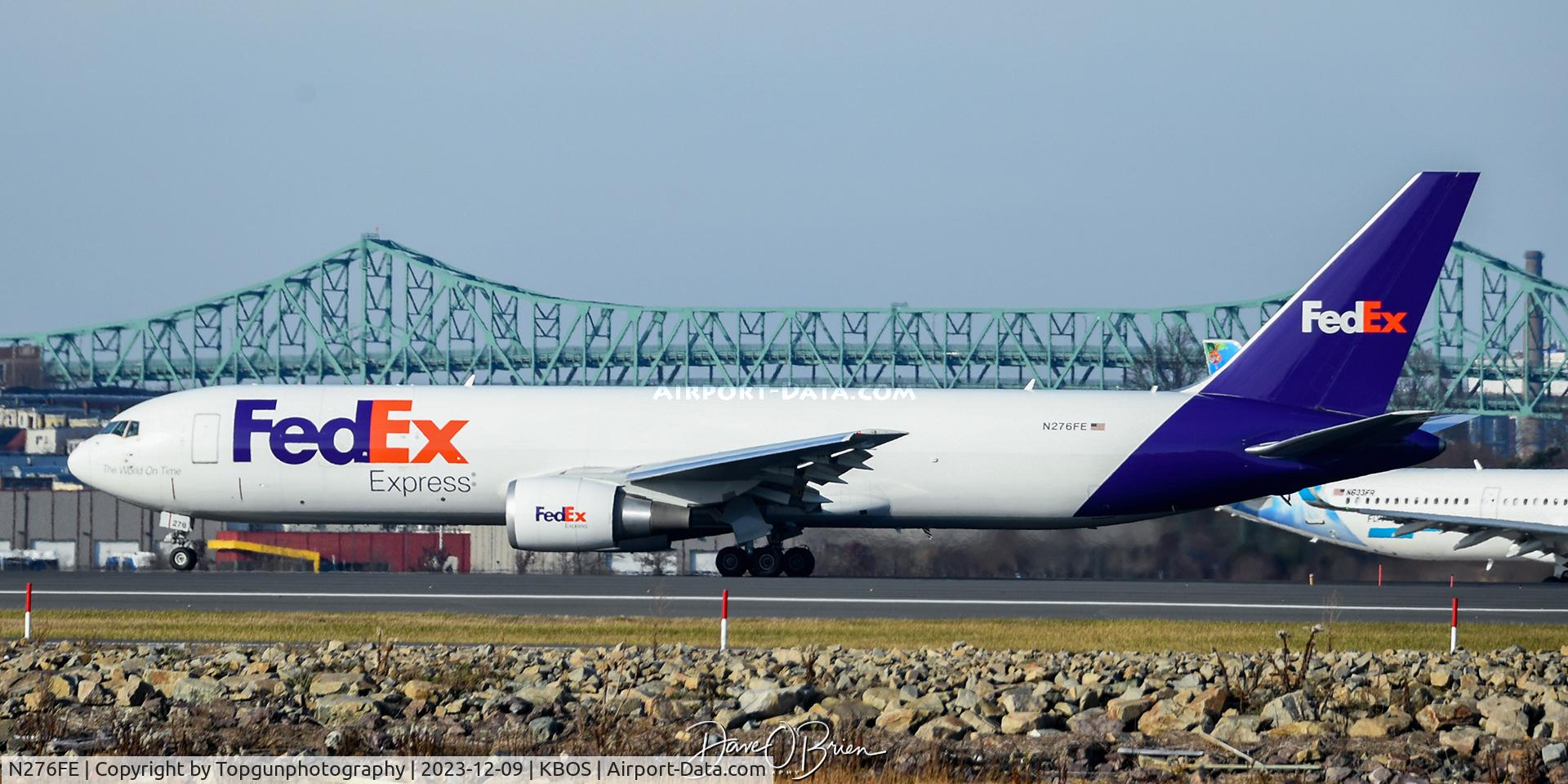 N276FE, 2021 Boeing 767-300F C/N 66251/1237, FED EX departing RW22R