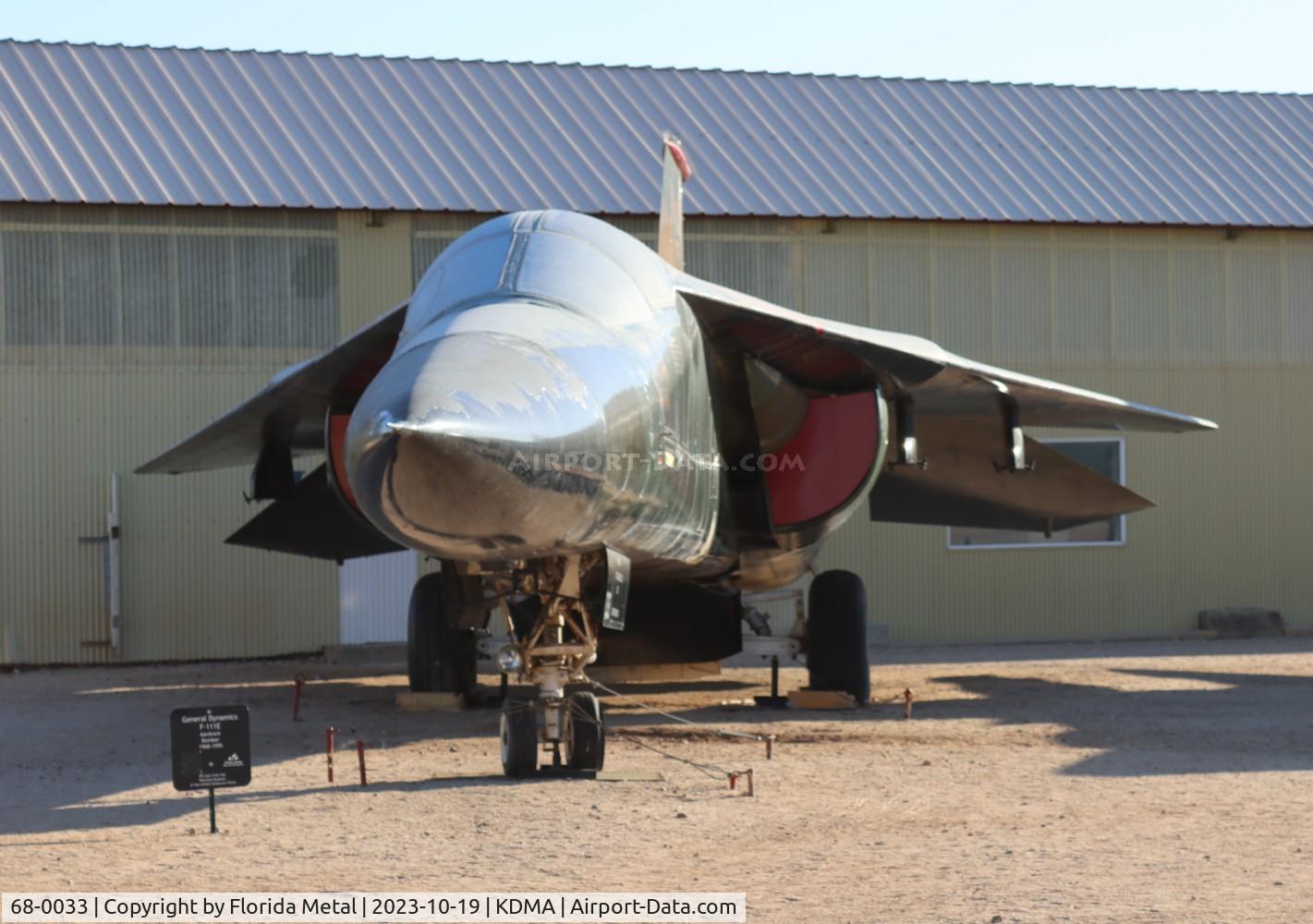 68-0033, 1968 General Dynamics F-111E Aardvark C/N A1-202, F-111 zx